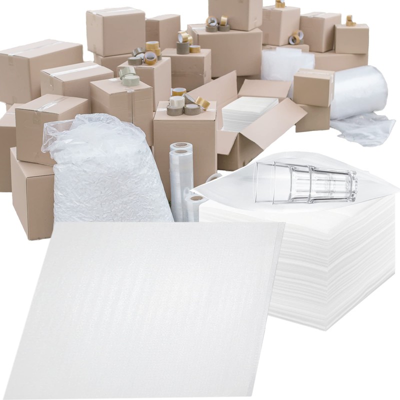 Foam Film Packaging Material 100 Pieces Bubble Wrap Moving Foam