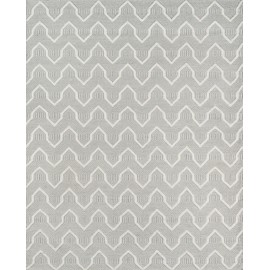 Erin Gates by Momeni Langdon Prince Grey Hand Woven Wool Area Rug 3'9" X 5'9"