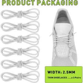 3 pares de cordones elásticos para zapatos de correr ON Cloud 5 y 6, cuerdas elásticas sin ataduras de repuesto