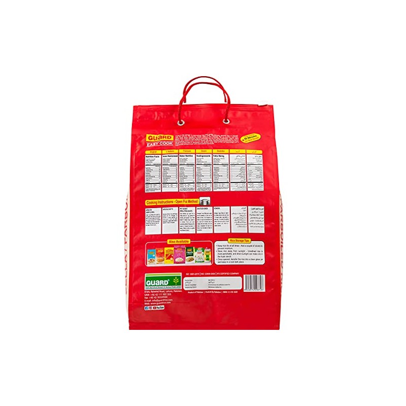 Guard - Easy Cook Sella Rice, Extra Long Grain 10