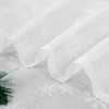 BGment Christmas Sheer Curtains 63 Inches Long 2 Panels Set,