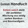 gigando Bamboo Luxury Towel (50 x 100 cm) Made of