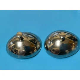 Unbranded Stainless Steel Corneal Eye Shields - One Pair - Reusable