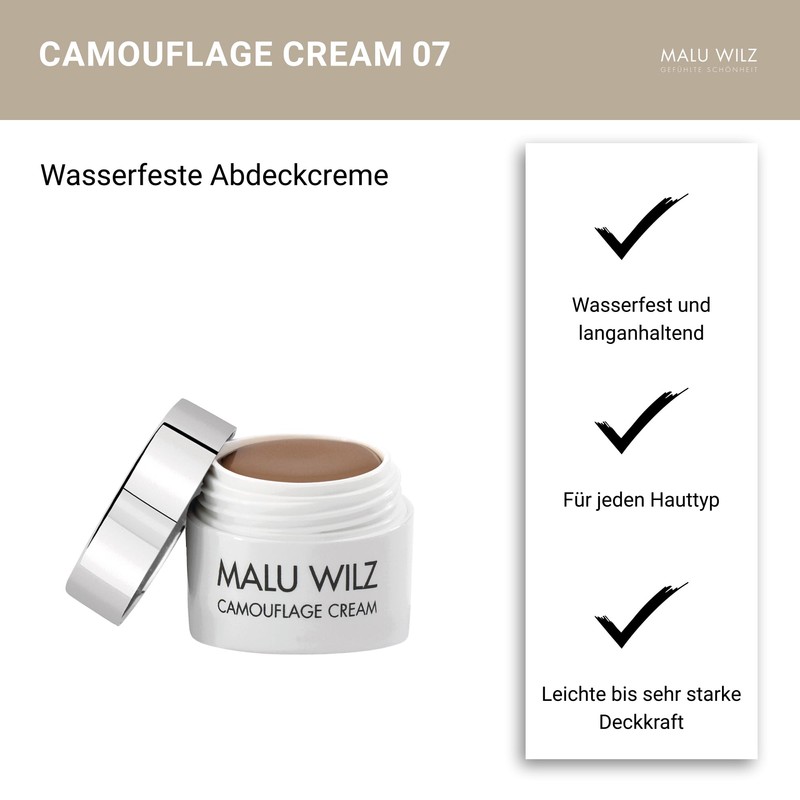Malu Wilz Dekorative Camouflage Cream Camouflage Cream 07 Ash Brown