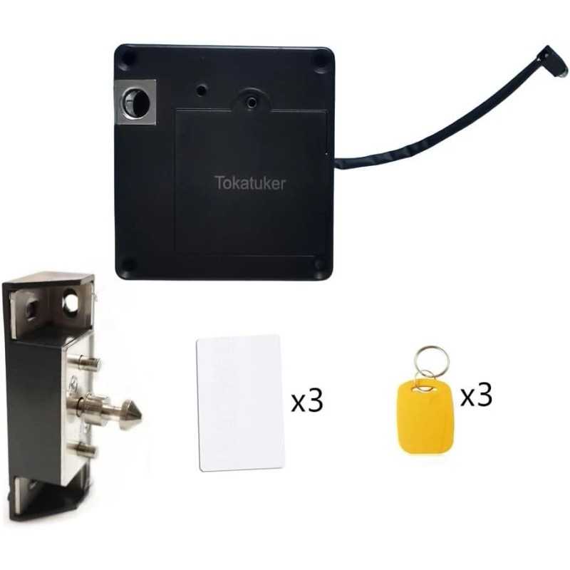 Tokatuker Invisible Electronic Cabinet Lock Hidden NFC Lock DIY RFID