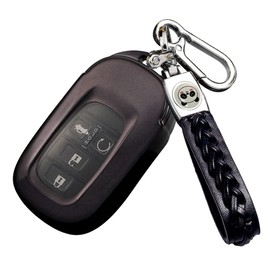 ZANEKO N-BOX N-BOX Custom JF5 JF6 Keychain Civic Vezel Key Cover Compatible with Honda New Step Wagon ZR-V Key Shell, Black