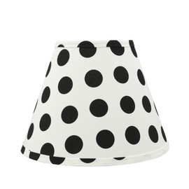 Aspen Creative 32621 Transitional Hardback Empire Shaped Spider Construction White, 12" Wide (6" x 12" x 9") Lamp Shade