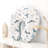 GRSSDER Reversible Nursing Pillow Cover, Ultra Soft Stretchy Minky Removable