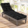 Costway 73" Lounge Chaise Cushion Padded Recliner Cushion Outdoor Indoor