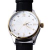 Men Quartz Watch Double Calendar Accurate Time PU Leather Strap