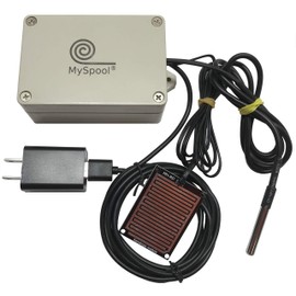 Water and Temperature Alert with Text Message and Email Notifications, Dual sensors