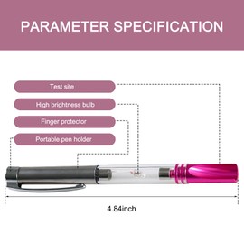 lekudo Pack-1 Car Ignition Test Pen, 4.84" Long Engine Indicator Spark Plug Coil Diagnostic Tool, Pen Type High Voltage Line Cylinder Line Tester, Uniersal for Most Cars Trucks (Multicolored)