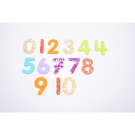 TickiT 72431 Rainbow Glitter Numbers, Blau,rot