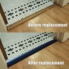 Floor-Transition-Strip-Door-Threshold-Ramp 36 inch, Threshold 3/4~4/5 in, Thresholds Ramps for Doorways,