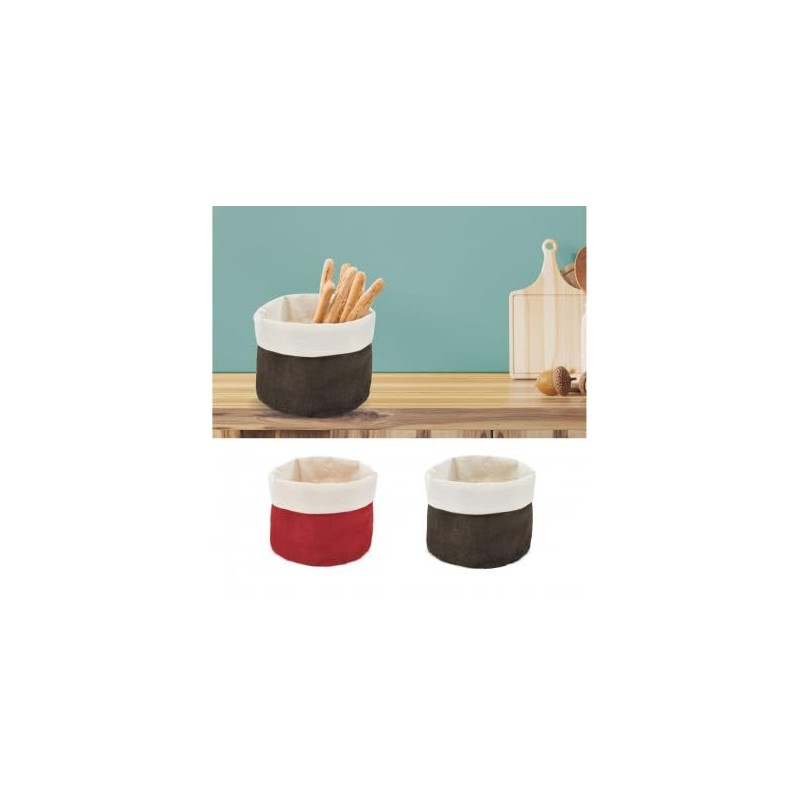 pubblienne Bread Basket in Cotton, Bread Bin Bag, Freshness Saver