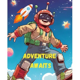 Adventure Awaits: Rocketship Journal for Boys | Space & Exploration Notebook for Kids Ages 5–10: Perfect Gift for Little Explorers | 150 Lined Pages ... | Galaxy-Themed Travel Diary for Boys