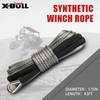 Xbull 5.5MM x 13M Synthetic Winch Rope with Hook Electric