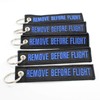 Rotary13B1 Remove Before Flight Key Chains - Black/Blue - 5pcs