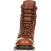 ROCKY Original Ride Lacer Waterproof Western Boots, Tan Pitstop, Size