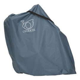 OSTRICH L-100 Round Bag, Old Blue, Size: H 43.3 x W 37.4 x D 9.8 inches (1,100 x 950 x 250 mm)