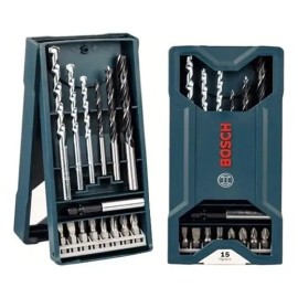 Set Puntas y Brocas Bosch Mini X-Line 15 unidades