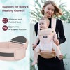 Momcozy Momcozy Baby Carrier with Hip Seat, 2-in-1 Detachable Infant