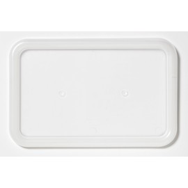 School Smart Sturdy Plastic Storage Tray Lid, Multifunctional Design for Classroom, Home, and More, Standard Size, Translucent