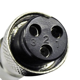 Aviation Connector Plugs, Lsgoodcare 20Pcs 16mm 3 Pin Din Female Male Aviation Wire Connector Plug, AC 200V 5A GX16 Metal Chassis Connector Socket with 10Pcs Aviation Plug Cap