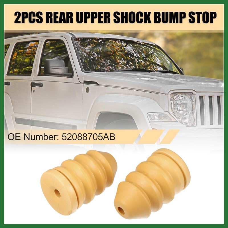 Motoforti Polyurethane Rear Front Suspension Bump Stop Replace 52088705AB Long-lasting