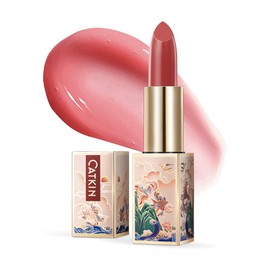 CATKIN Lippenbalsam Natürliche getönte Lippenpflege Classic mit Vitamin E, Spendet Feuchtigkeit für trockene Lippen Lippenpflegestift 3.3g (C06 CAMELLIA)