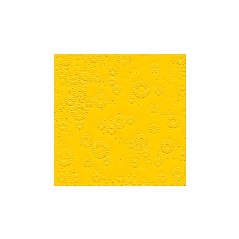 Serviettes 16 Pieces 33 x 33 cm Embossed Moments Plain