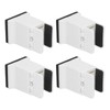 4pcs Adjustable Furniture Risers with Screw Clamp Rubber Bed Couch