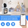 Two-Way Video/Audio Indoor Camera, Pet Dog Cameras with App, 2K