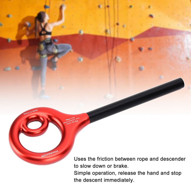 9 Shape Rigging Descender Anti Falling Outdoor Rock Climbing Speed