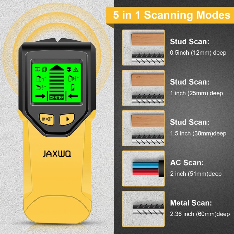 Stud Finder Wall Scanner - 5 in 1 Stud Finder