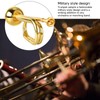 Military Style Trumpet C Key Brass Easy to Play Trumpet