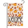 Thanksgiving Garden Flag, Fall Welcome Flag 12 x 18 Double