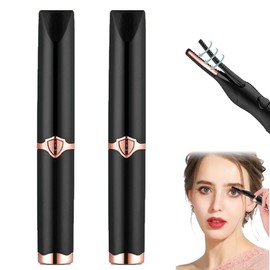 Rizador de Pestañas Eléctrico Blink  Dazzle - Calentado, Portátil, Mini USB Recargable, Para Un Glamour Instantáneo (Negro2)                          