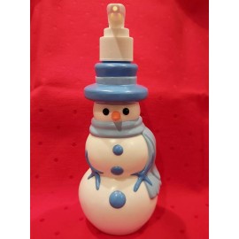 Avon Jolly Snowman Decanter Soap or Lotion Dispenser 7.5" New in Box