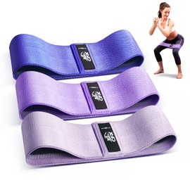 CFX Resistance Hip Bands, Fitness Bands Set, Yoga Strap in 3 Tensile Strengths, Training Band, Yoga Band as Resistance and Support for Leg Training, Strength Training and Pull-Ups