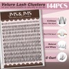Natural Lash Clusters Wispy Eyelash Extensions Invisible Thin Band