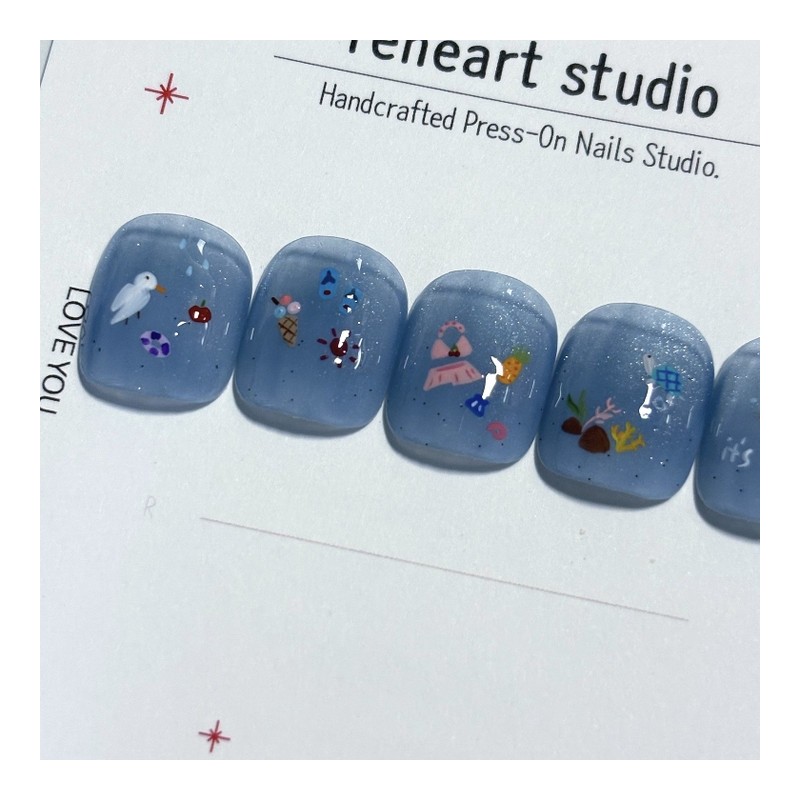 [Ar] Specializing in handmade nail tips and drawing nail art