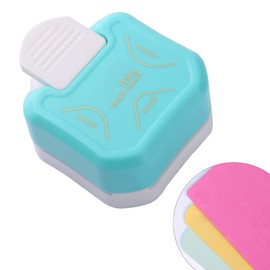 Taicols 3-in-1 Corner Rounder, 3-in-1 Corner Rounder Punch R4/R7/R10mm Round Corner Trimmer Cutter for Card Photo Paper Laminating La nating Pouches(Blue)