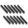 Kyuionty 12 Pcs 10 Holes Hex Shank Screwdriver Bit Holder,
