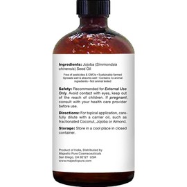 프록시 미국직구 Majestic Pure 마제스틱퓨어 호호바 조조바 오일 118ml US Direct Import Majestic Pure Jojoba Oil 118ml