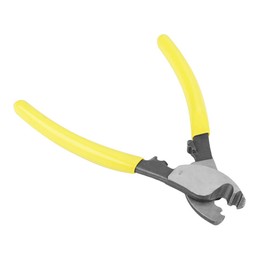 Sattie Wire Cutter, Cable Cutter, Fast Hand Cutting Tool, RT-22 6” IV Cables, Soft Copper Wires, High voltage PE, Yellow, Chrome Vanadium Steel + Plastic Handle