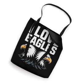 I Love Eagles Majestic Bird Symbol Tote Bag