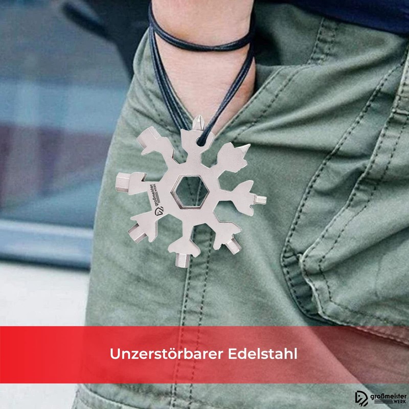 Multifunctional Tool I The Gift for Men I Snowflake 18
