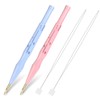 2 Pack Adjustable Embroidery Punch Needle Pen Tool, Punch Needles