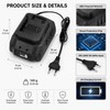 Power Tool Battery Charger for 18V 21V Tools – Compact